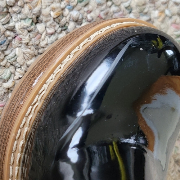 Olivia Miller Platform Boots Shiny size 6.5 - Picture 9 of 11